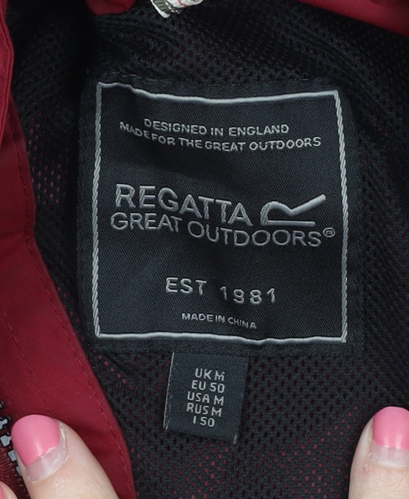 Mens UK Size M Regatta Red Windbreaker Coat