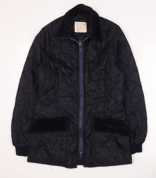 The Paddock Women's Black Quilted Jacket Size 6