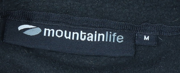 Mens UK Size M Mountainlife Black Basic Jacket