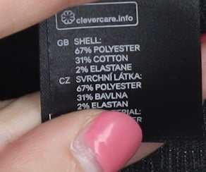 H&M Women's Black Geometric Pencil Skirt Size L