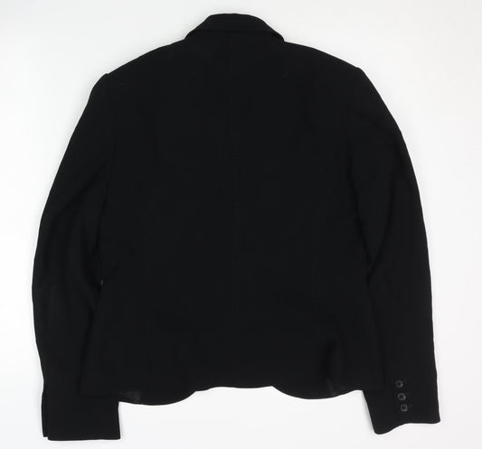 Jaeger Women's Black Suit Jacket Size 12