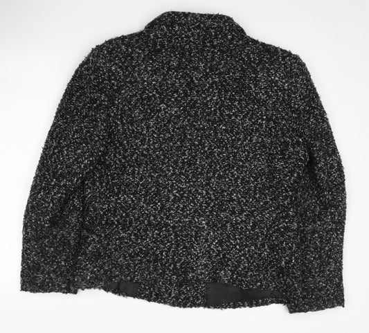 EWM Women’s Black Flecked Blazer, Size 16