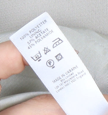 BHS Women Beige Suit Jacket Size 20 One-Button Classic