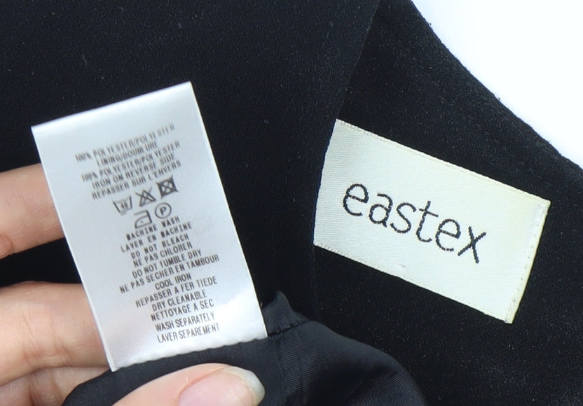 Eastex Women's Black Sheath Dress Size 16