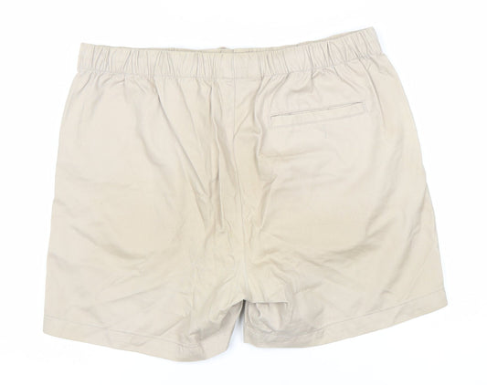 Cotton Traders Beige Unisex M Drawstring Shorts