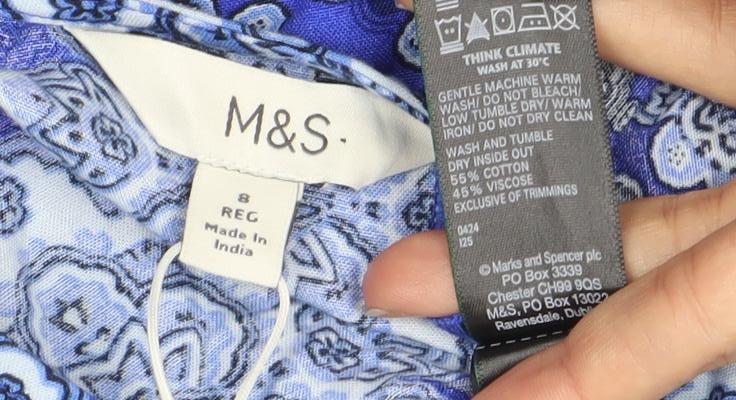 Marks and Spencer Women's Blue Dress Size 12
