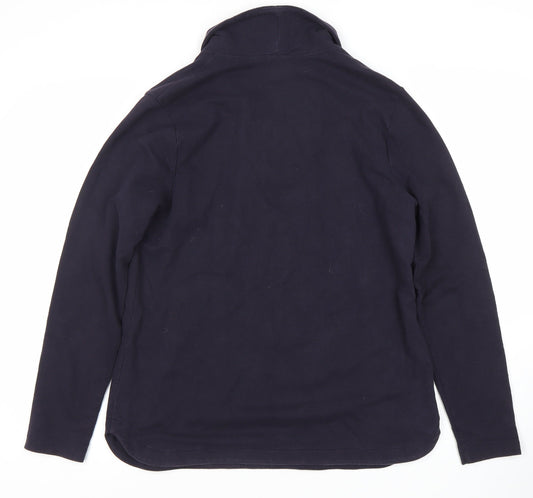 Mens UK Size L Lands' End Blue Pullover Sweatshirt
