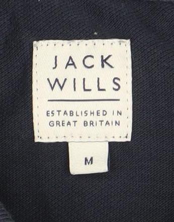 Jack Wills Men's M Blue Polo Shirt - Short Sleeves