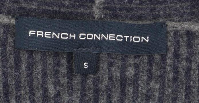 Womens UK Size S French Connection Grey Cardigan Jumper