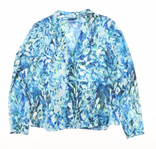 Minuet Women's Multicoloured Wrap Top, Size 12