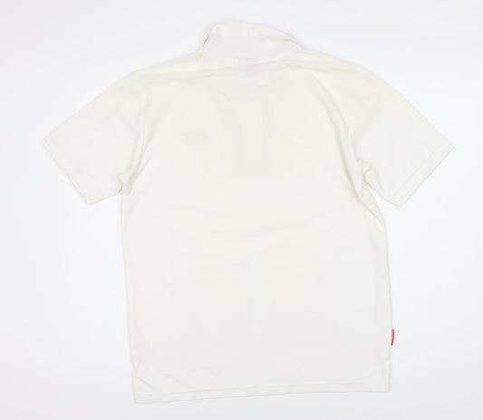 Slazenger Men's White Polo Shirt M