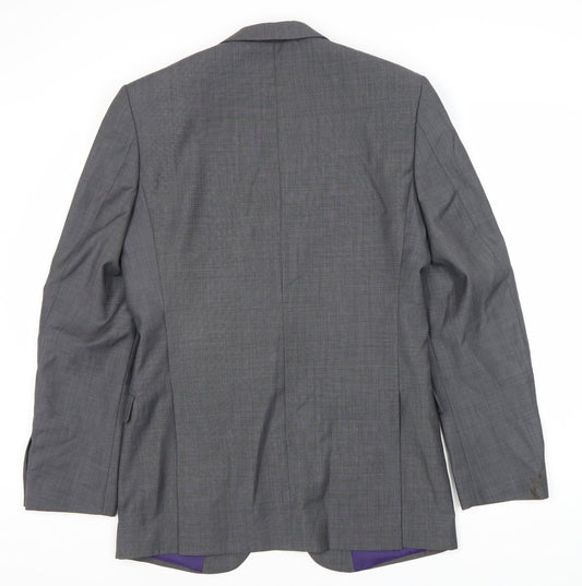 Mens UK Size 38 Marks and Spencer Regular Grey Suit Jacket