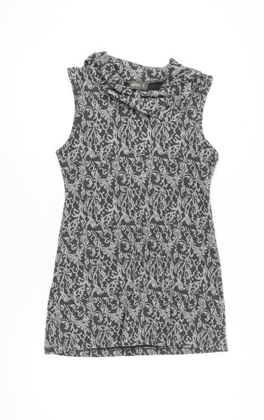 Apricot Women's Grey Sleeveless Cowl Neck Dress