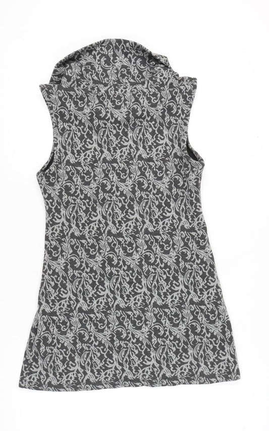 Apricot Women's Grey Sleeveless Cowl Neck Dress