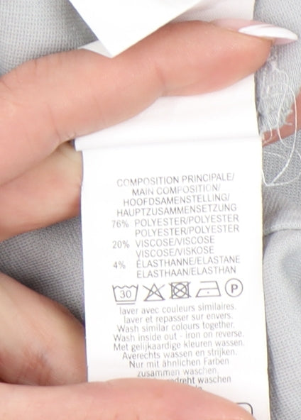 Damart Women's Grey A-Line Long Skirt Size 14