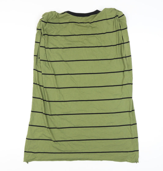 ASOS DESIGN Women Green Striped Dress Size 10