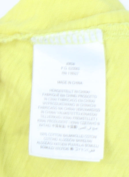 Womens UK Size L Boden Yellow Basic T-Shirt