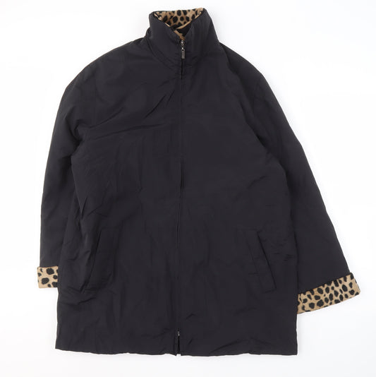 Womens UK Size 12 Klass Collection Black Puffer Jacket