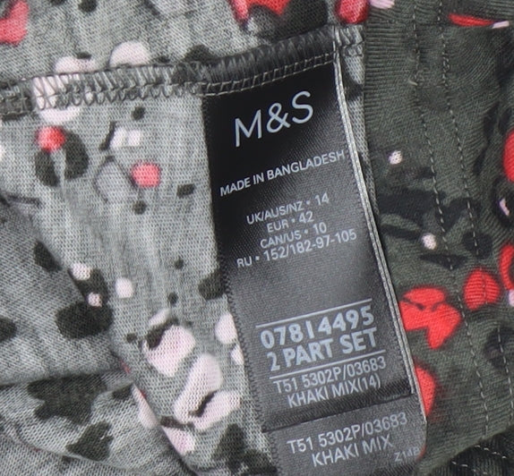 Marks and Spencer Women's Floral Cropped Tank Top