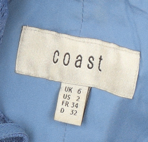 Coast Women's Blue A-Line Dress Size 6