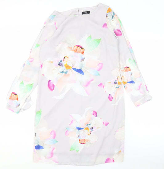 Additional front view of Wallis Women's Multicoloured, size 10, Shift Dress