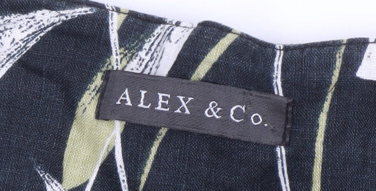 Alex & Co. Women's Multicoloured Floral Skirt Size 20