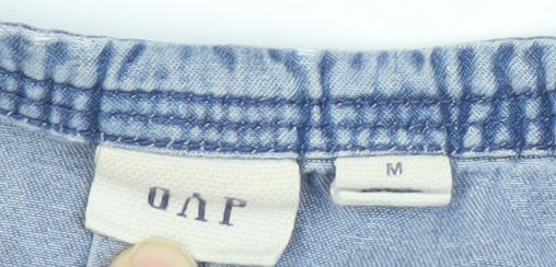 Gap Women's Blue Chambray Shirt Dress M