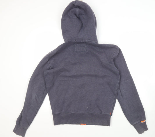 Superdry Men’s Grey Full Zip Hoodie S Regular Fit