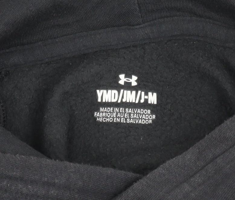 Under Armour Boys' Black Pullover Hoodie Medium
