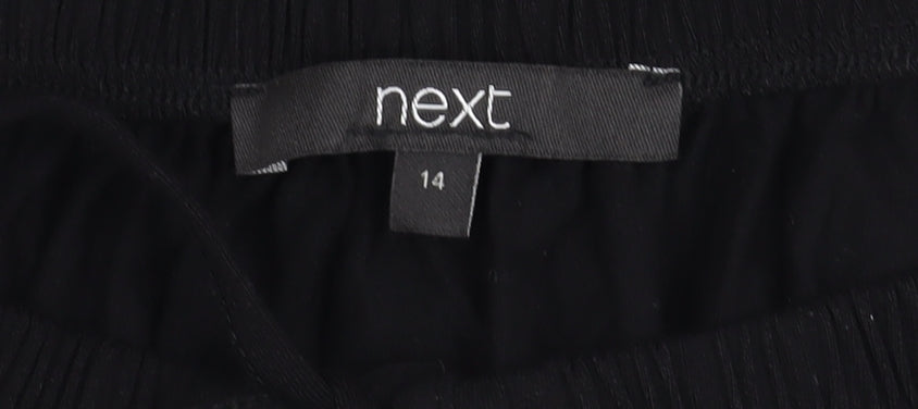 Next Women's Black Size 14 Versatile Knit Dress