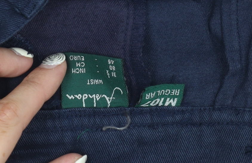 Yohji Yamamoto Men's Blue Cargo Trousers M