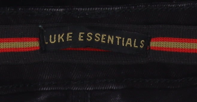 LUKE Men's Black Skinny Jeans, Size S, 30W