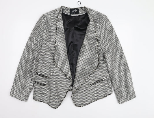 Womens UK Size L Wallis Multicoloured Basic Jacket