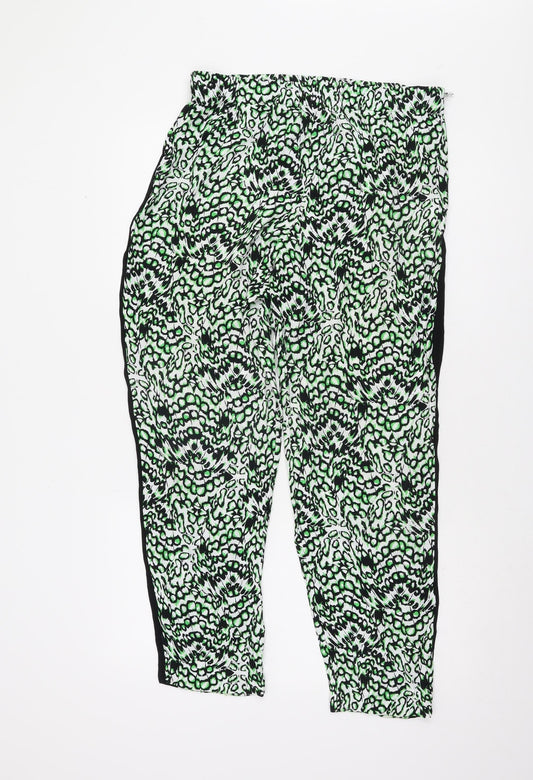Womens UK Size 12 French Connection Regular Fit Jogger Multicoloured Trousers
