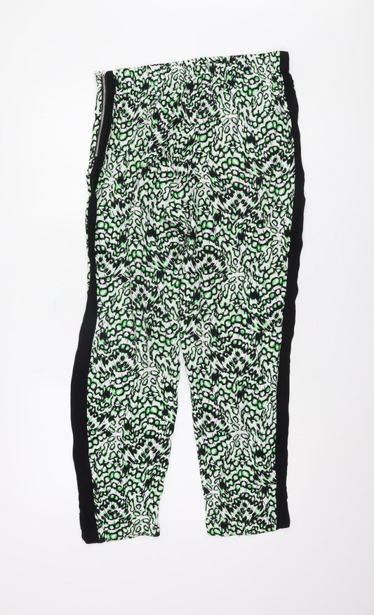 Womens UK Size 12 French Connection Regular Fit Jogger Multicoloured Trousers