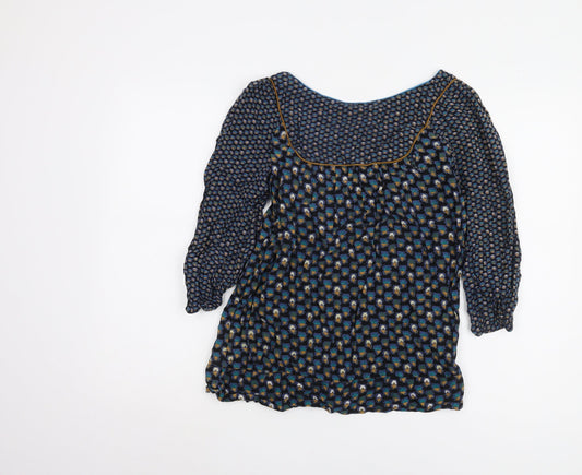Womens UK Size 8 French Connection Multicoloured Tunic Blouse
