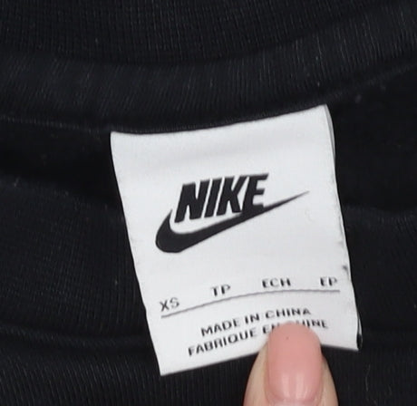 Mens UK Size XS Nike Black Pullover Sweatshirt