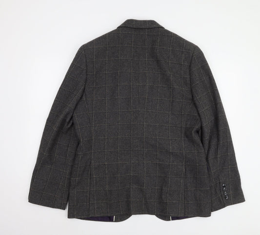 Mens UK Size 40 Marks and Spencer Regular Grey Suit Jacket