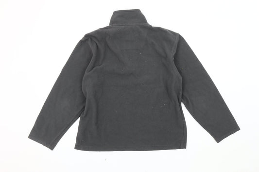 Mens UK Size S Regatta Black 1/4 Zip Sweatshirt