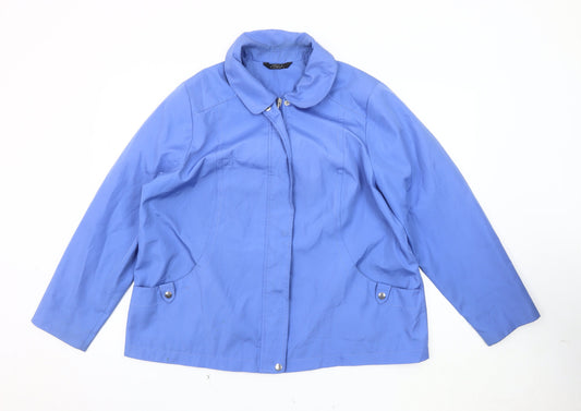 Womens UK Size L BM Blue Basic Jacket