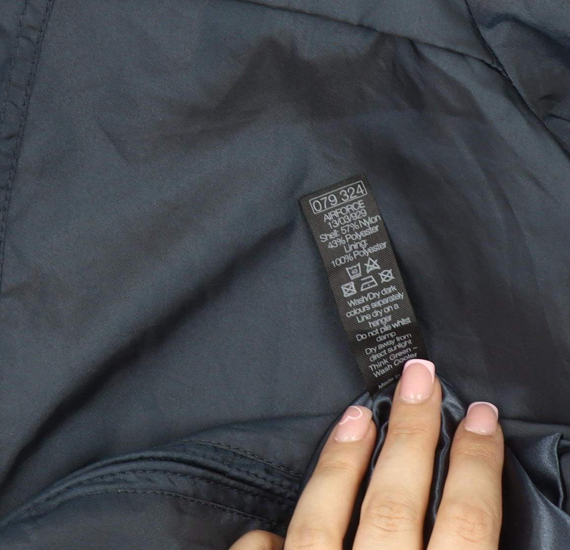 M & Co Women's Blue Parka Jacket Size 20