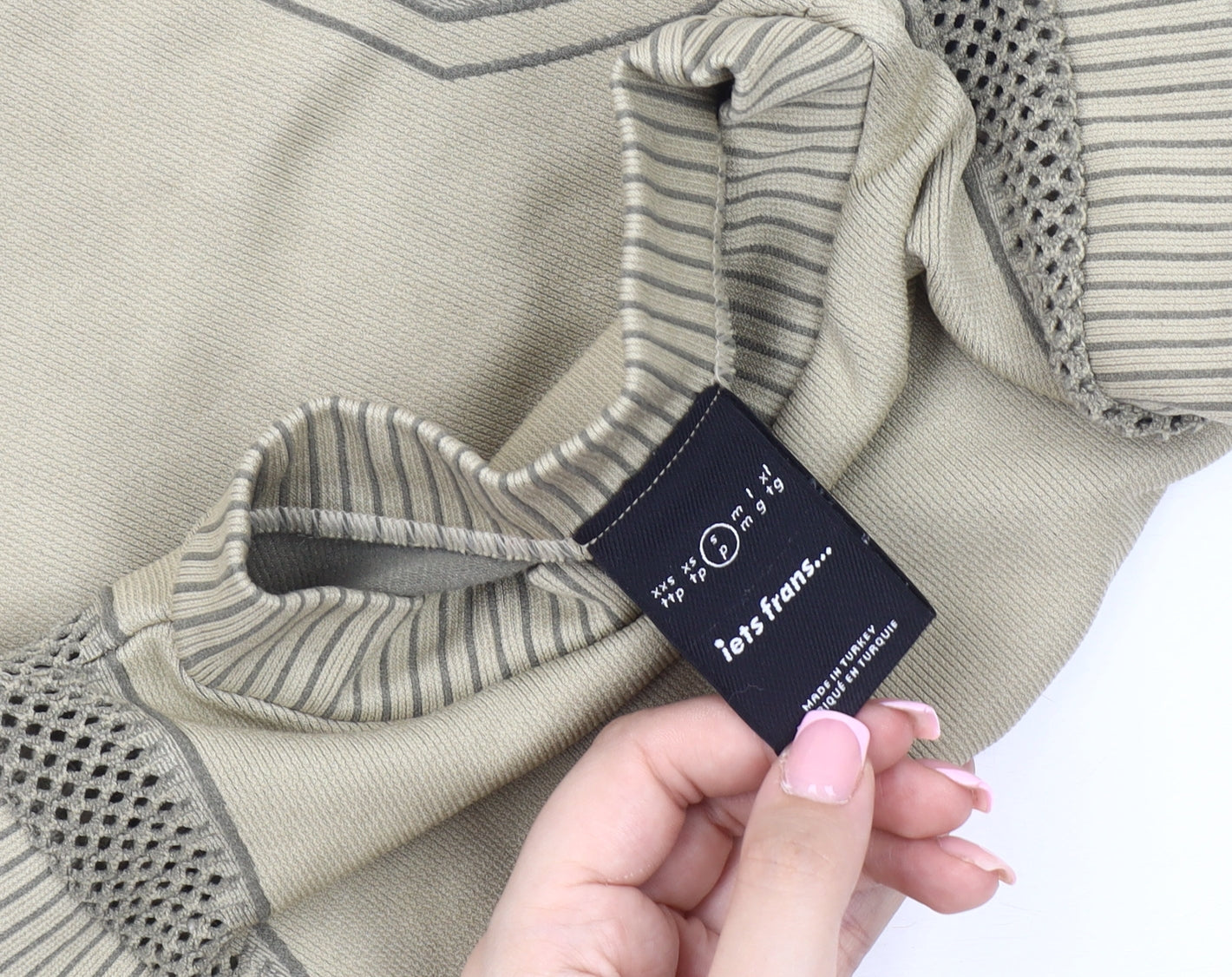 iets frans... Beige Unisex Tank Top M - Casual Knit