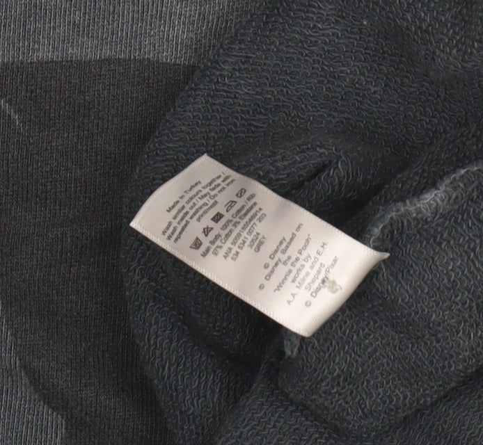 Unisex Adults UK Size L Disney Grey Pullover Sweatshirt