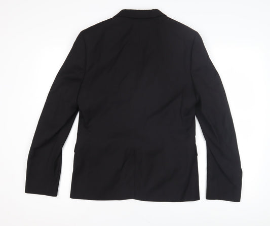 H&M Men's Black Slim Fit Blazer 36R Jacket