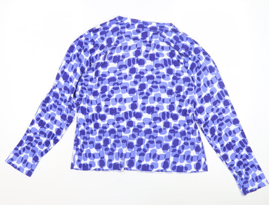 Womens UK Size L Linea Blue Cardigan Jumper