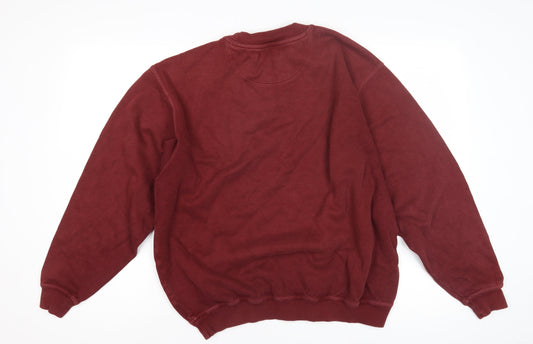 Womens UK Size M EWM Red Pullover Sweatshirt