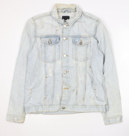 Womens UK Size M Brave Soul Blue Denim Jacket