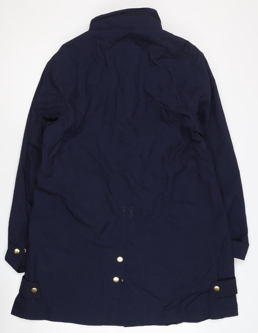 Womens UK Size 14 DASH Blue Overcoat