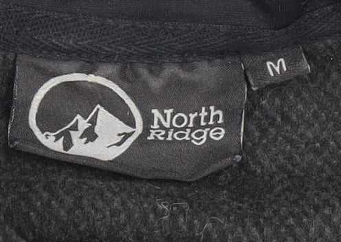 Mens UK Size M North Ridge Black Full Zip Sweatshirt