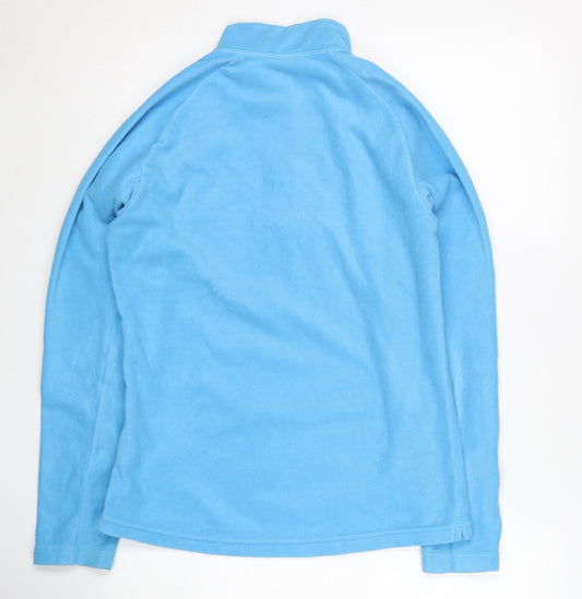 Quechua Women's Blue Fleece 1/2 Zip Sweatshirt Size M 92-95cm